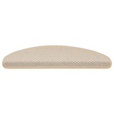 Vidaxl Treppenmatten selbstklebend 15 St. Sisal Look 65x21x4 cm Berber