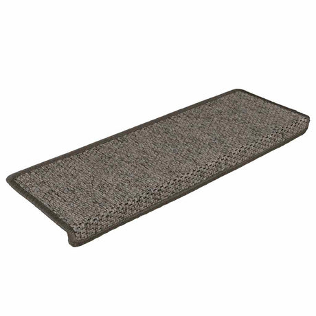 Vidaxl-Treppen selbst klebend 15st Sisal Look 65x21x4cm Grau und Beige