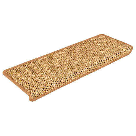Vidaxl-Treppenmatten selbstklebend 15 St. Sisal Look 65x21x4 cm Orange