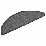 Vidaxx Stufenmatten 15 St. 56x17x3 cm beige und grau halbrund