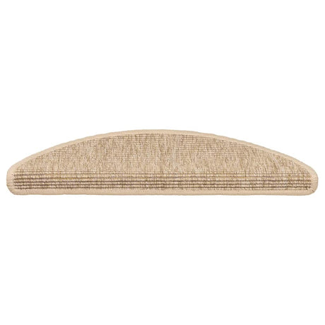 Vidaxl Treppenmatten Selbstadhäsiv 15 ST 56x17x3 cm Licht Beige