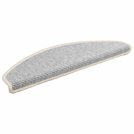 Vidaxx Stufenmatten 15 St. 65x21x4 cm silber halbrund groß