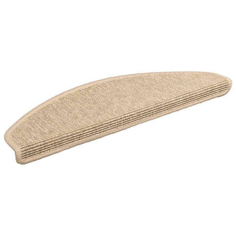 Vidaxx Stufenmatten 15 St. 65x21x4 cm hellbeige halbrund groß