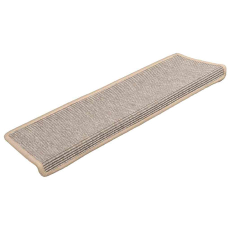 Vidaxx Stufenmatten 15 St. 65x21x4 cm Silber mit rechteckigem Rand