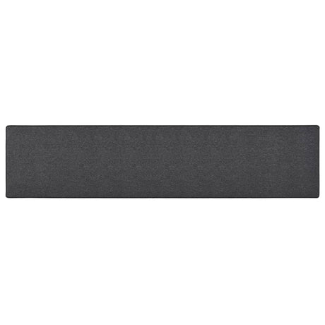 VIDAXL -Teppichläufer 50x250 cm Anthrazit -ausgelöst