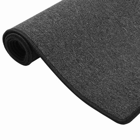 VIDAXL -Teppichläufer 50x250 cm Anthrazit -ausgelöst