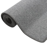Vidaxl Teppichläufer 80x250 cm dunkelgrau