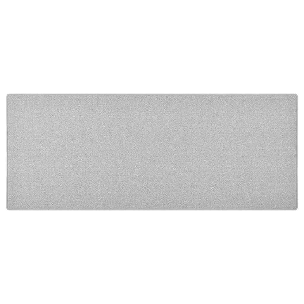 Vidaxl Teppichläufer 80x200 cm hellgrau