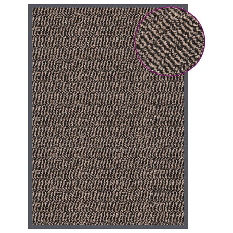 VIDAXL PORTOMAT TUFTED 40x60 cm dunkelbraun