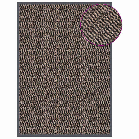 VIDAXL PORTOMAT TUFTED 40x60 cm dunkelbraun