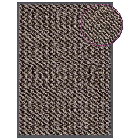 VIDAXL PORTOMAT TUFED 60x90 cm Dunkelbraun
