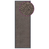 VIDAXL PORTOMAT TUFED 60x180 cm Dunkelbraun