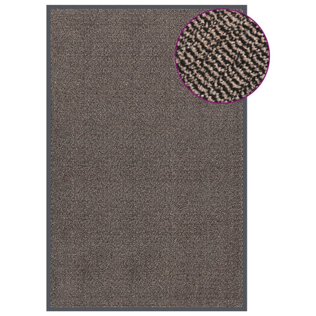 VIDAXL PORTOMAT TUFED 120 x 180 cm dunkelbraun