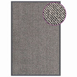 VIDAXL PORTOMAT TUFTED 80x120 cm Hellbraun