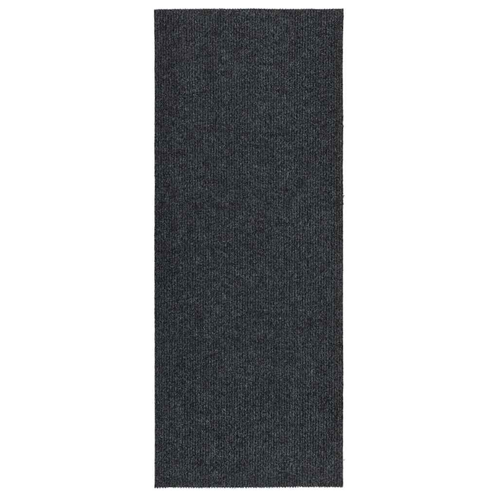 Vidaxl droogloopmat 100x250 cm anthrazit -gelöscht