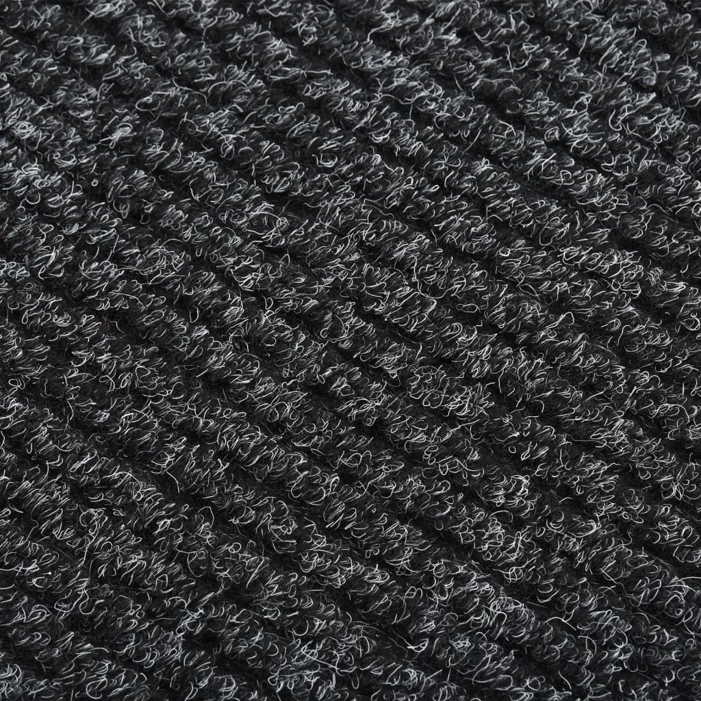 Vidaxl droogloopmat 100x250 cm anthrazit -gelöscht