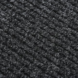 Vidaxl droogloopmat 100x250 cm anthrazit -gelöscht