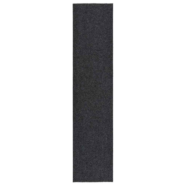 Vidaxl droogloopmat 100x450 cm anthrazit -gelöscht