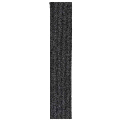 Vidaxl droogloopmat 100x500 cm anthrazit -gelöscht