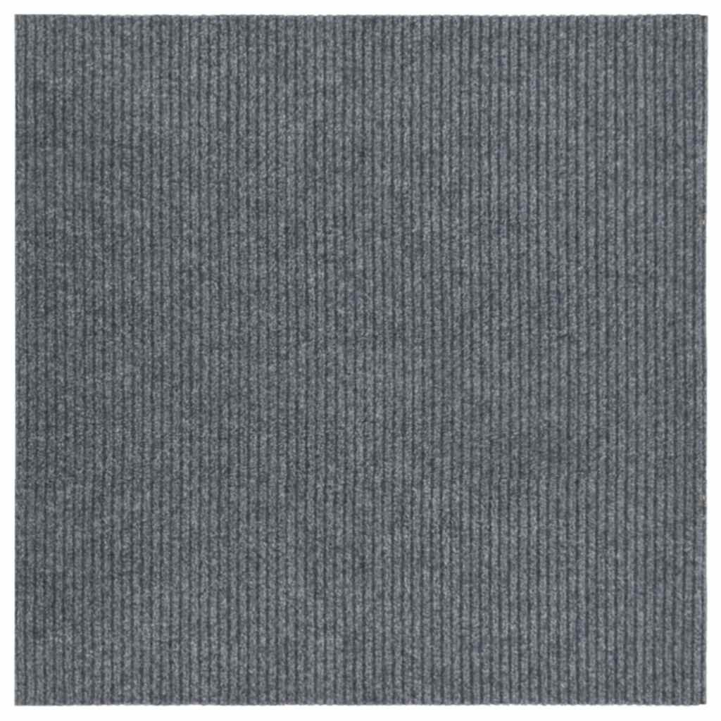 Vidaxl Droogloopmat 100x100 cm Grau