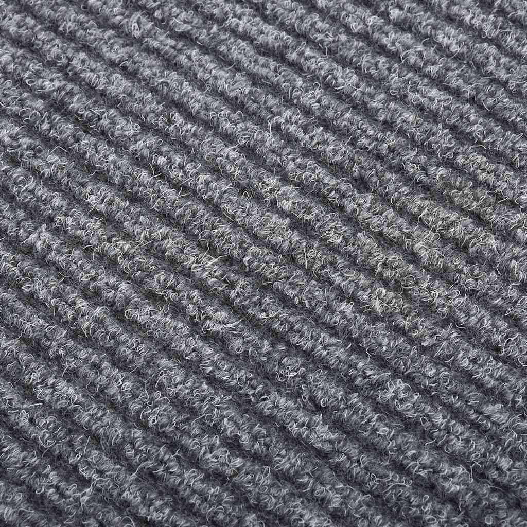 Vidaxl Droogloopmat 100x100 cm Grau