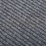Vidaxl Droogloopmat 100x100 cm Grau