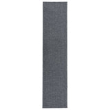 Vidaxl Droogloopmat 100x450 cm Grau