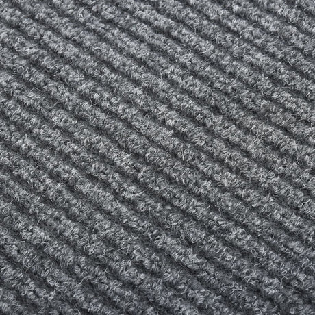 Vidaxl Droogloopmat 100x450 cm Grau