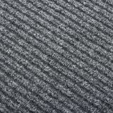 Vidaxl Droogloopmat 100x500 cm Grau