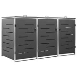 Vidaxl Container Speicher Triple 207x77.5x112.5 cm Edelstahl