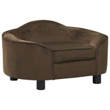 Vidaxxl Hundesofa 67x47x36 cm Plüsch braun