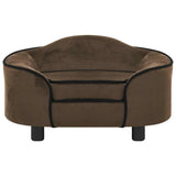 Vidaxxl Hundesofa 67x47x36 cm Plüsch braun
