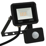 Vidaxl -Scheinwerfer mit Sensor -LED 10 W warmes Weiß