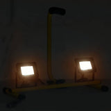Vidaxl -Scheinwerfer mit Griff LED 2x10 W warmes Weiß