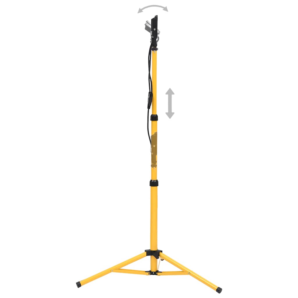 Vidaxl spotlight met statief led 2x50 w warmwit