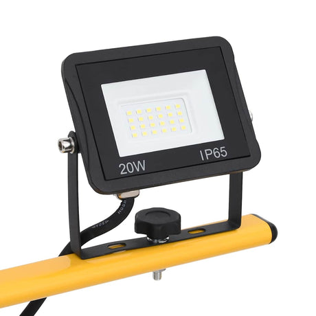 Vidaxl spotlight met statief led 2x20 w koudwit