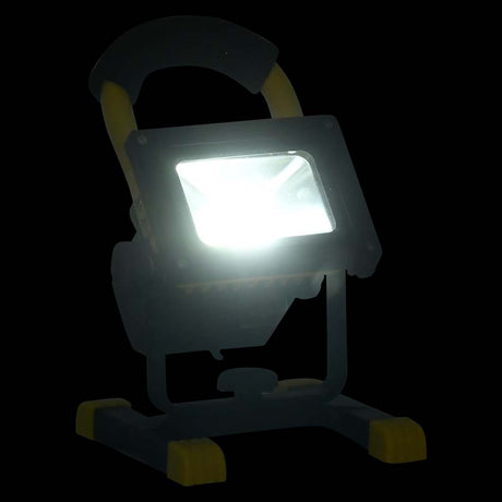 Vidaxl -Scheinwerfer mit wiederaufladbaren LED 30 W Kalt weiß
