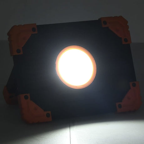 Vidaxl Spotlight tragbare LED ABS 10 W Kalt weiß