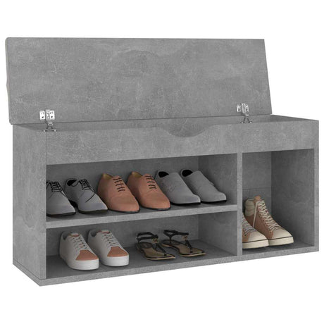 Vidaxl Schuhbank mit Kissen 104x30x49 cm verarbeiteter Holzbetonpreis