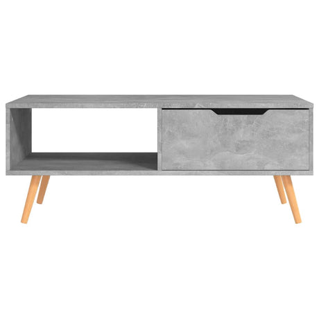 Vidaxl salontafel 100x49,5x43 cm bewerkt hout betongrijs