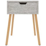 Vidaxl nachtkastjes 2 st 40x40x56 cm bewerkt hout betongrijs