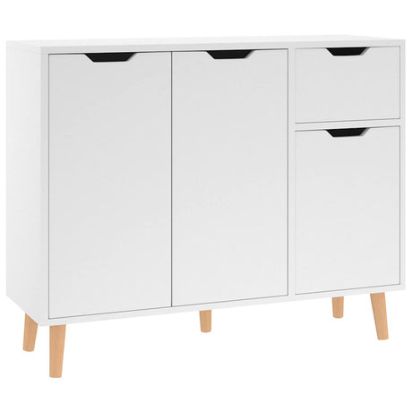 Vidaxl dressoir 90x30x72 cm bewerkt hout wit