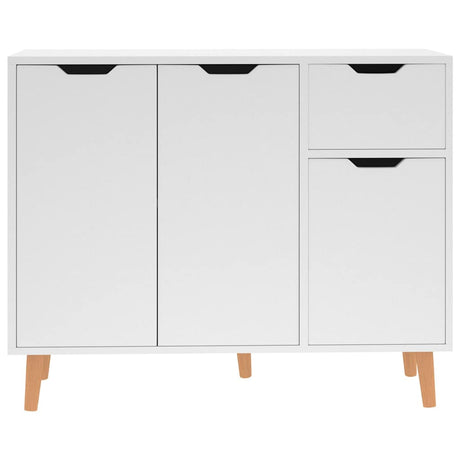 Vidaxl dressoir 90x30x72 cm bewerkt hout wit