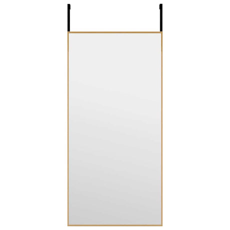 Vidaxx Außenspiegel 30x60 cm Glas und Aluminium goldfarben