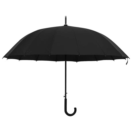 Vidaxl Regenschirm Automatisch 120 cm schwarz