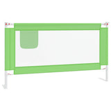 Vidaxl Bettdiagramm Kleinkind 150x25 cm Stoff grün