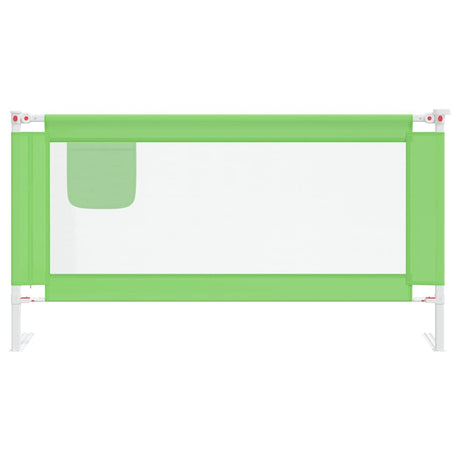 Vidaxl Bettdiagramm Kleinkind 160x25 cm Stoff grün