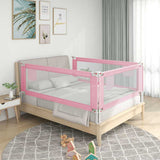 Vidaxl Bettdiagramm Kleinkind 100x25 cm Stoff rosa