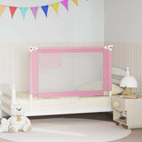 Vidaxl Bettdiagramm Kleinkind 120x25 cm Stoff rosa