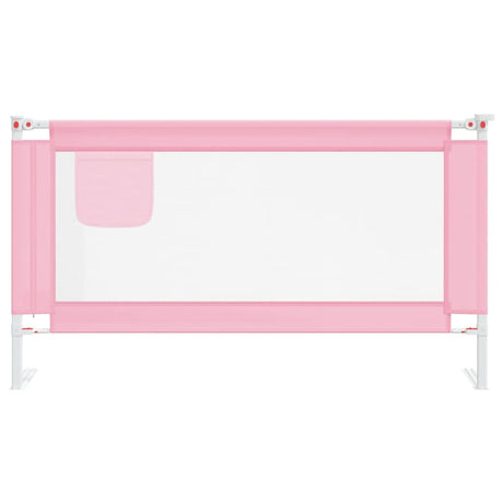 Vidaxl Bettdiagramm Kleinkind 150x25 cm Stoff rosa